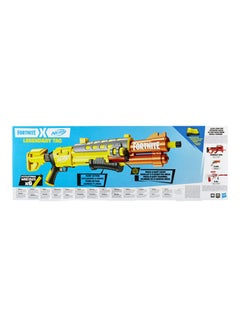 Fortnite Legendary TAC Dart Blaster, Yellow Glow Wrap Design, Includes 6-Dart Mega Drum and 6 AccuStrike Mega Darts, Pump Action - v1692694939/N53430914A_4