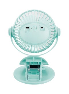 SONASHI 4 Inch Rechargeable Mini Fan With 3 Speeds | Continuous Working Of 1 Hour(High), 2.5 Hours(Mid) & 4 Hours(Low) | 5V Usb Charge With Overcharge Protection | Portable SRF-104N Blue  - Image 5
