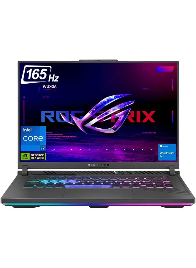 أسوس كمبيوتر محمول للألعاب ROG Strix G16 بشاشة 16 بوصة ومعالج Core i7-13620H وذاكرة وصول عشوائي 32 جيجابايت ومحرك أقراص SSD سعة 2 تيرابايت وبطاقة رسوميات GeForce RTX 4060 سعة 8 جيجابايت ونظام تشغيل Windows 11 Pro - Image 1