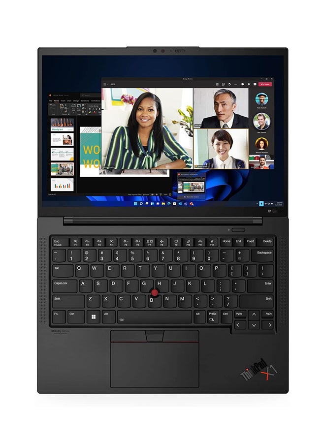 Lenovo - ThinkPad X1 Carbon Gen 10 (Upgraded Version) Laptop With 14-Inch Display, Core i7-1260P Processor/16GB RAM/2TB SSD/Integrated Graphics/Windows 11 Pro English Black - Image 1