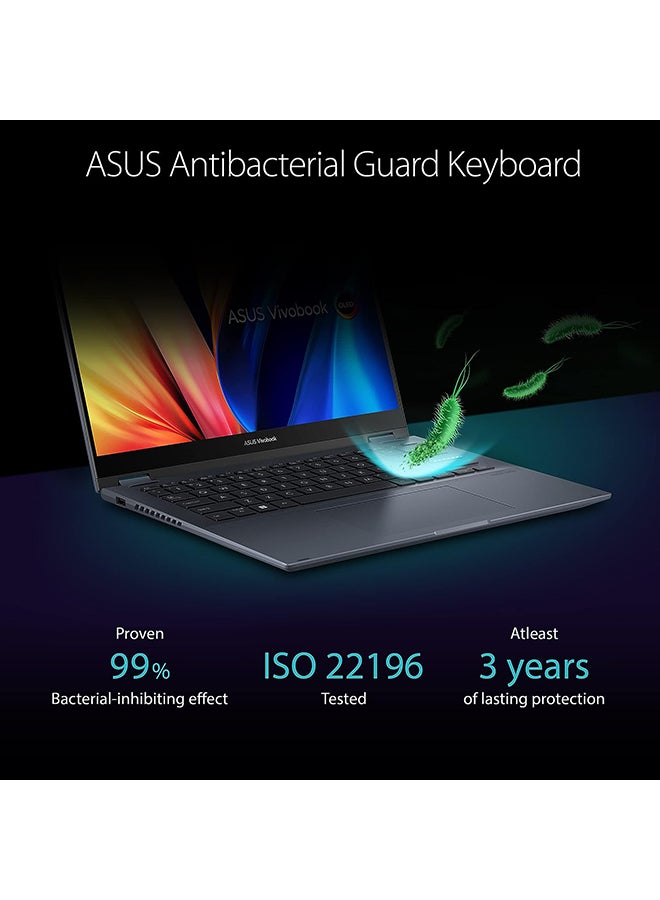 ASUS - Newest Zenbook (Upgraded Version) Laptop With 14-Inch Display, Core i5-1240P Processor/8GB RAM/256GB SSD/Integrated Graphics/Windows 11 English Blue - Image 1