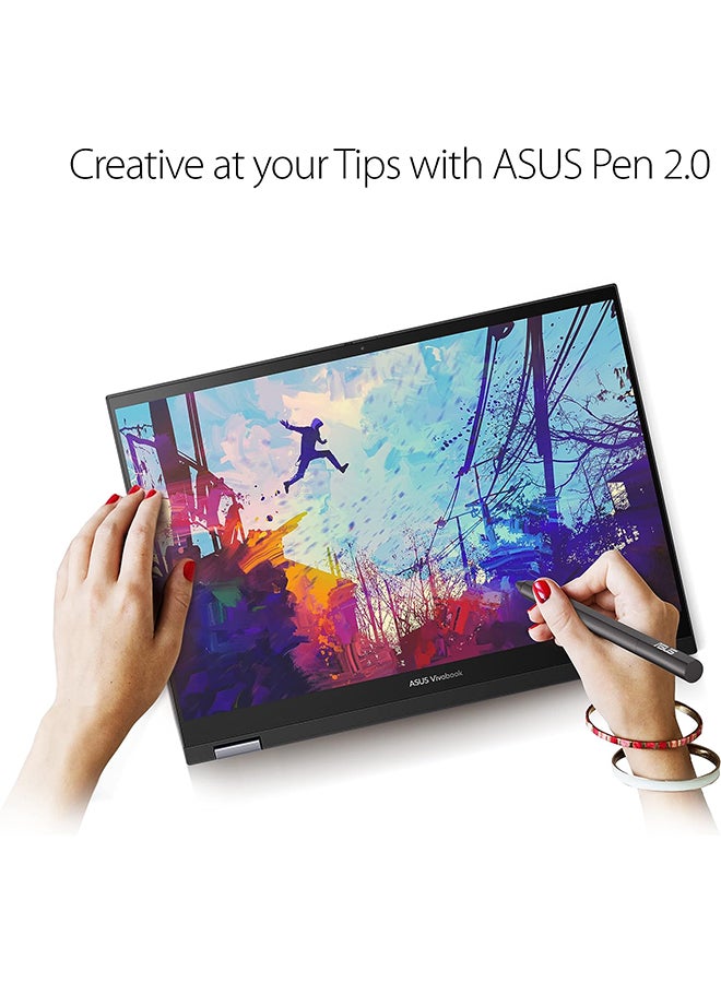ASUS - Newest Zenbook (Upgraded Version) Laptop With 14-Inch Display, Core i5-1240P Processor/8GB RAM/256GB SSD/Integrated Graphics/Windows 11 English Blue - Image 1