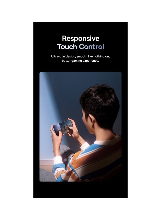 Baseus - iPhone 15 Pro Max 6.7 Inch 9H Diamond Series Full-Coverage Privacy Protection Tempered Glass Screen Protector With Cleaning Kit And EasyStick Installation Tool Black - Image 1