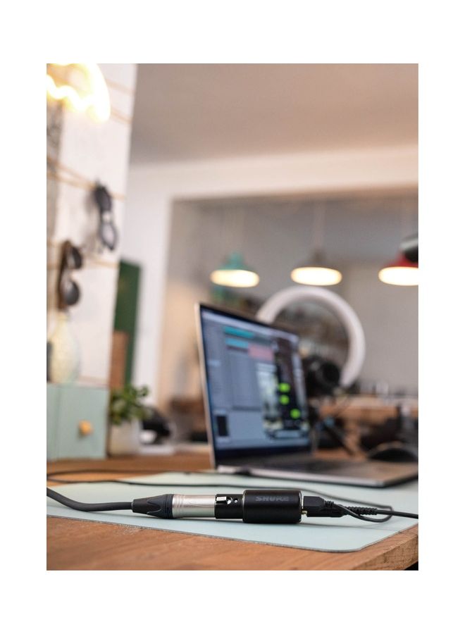 Shure - MVX2U XLR-to-USB Digital Interface MVX2U Black - Image 1