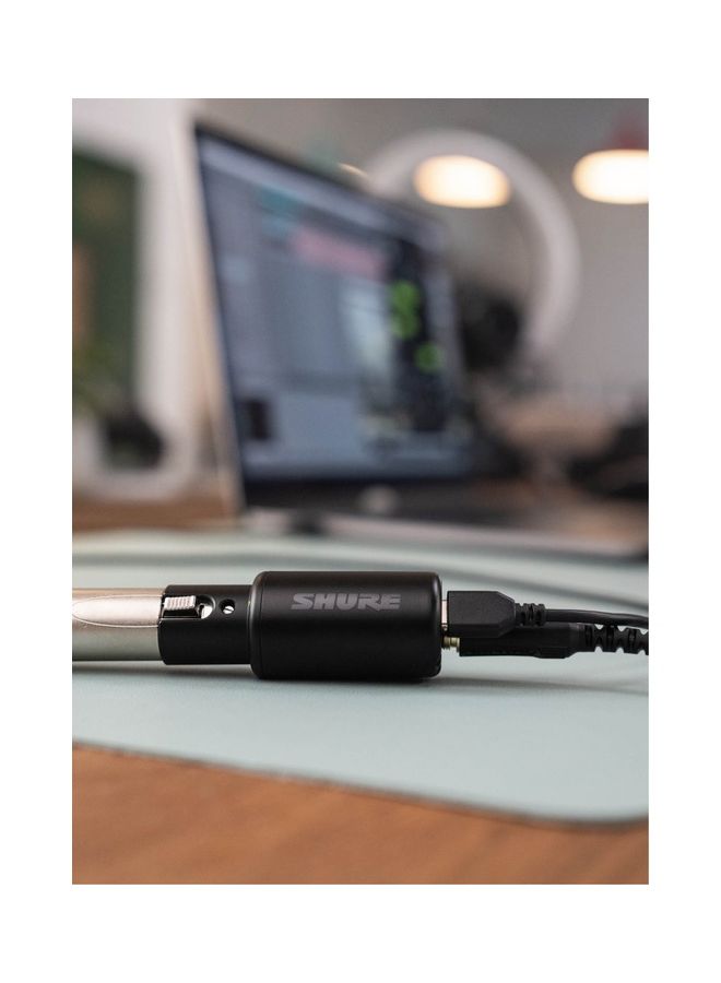 Shure - MVX2U XLR-to-USB Digital Interface MVX2U Black - Image 1