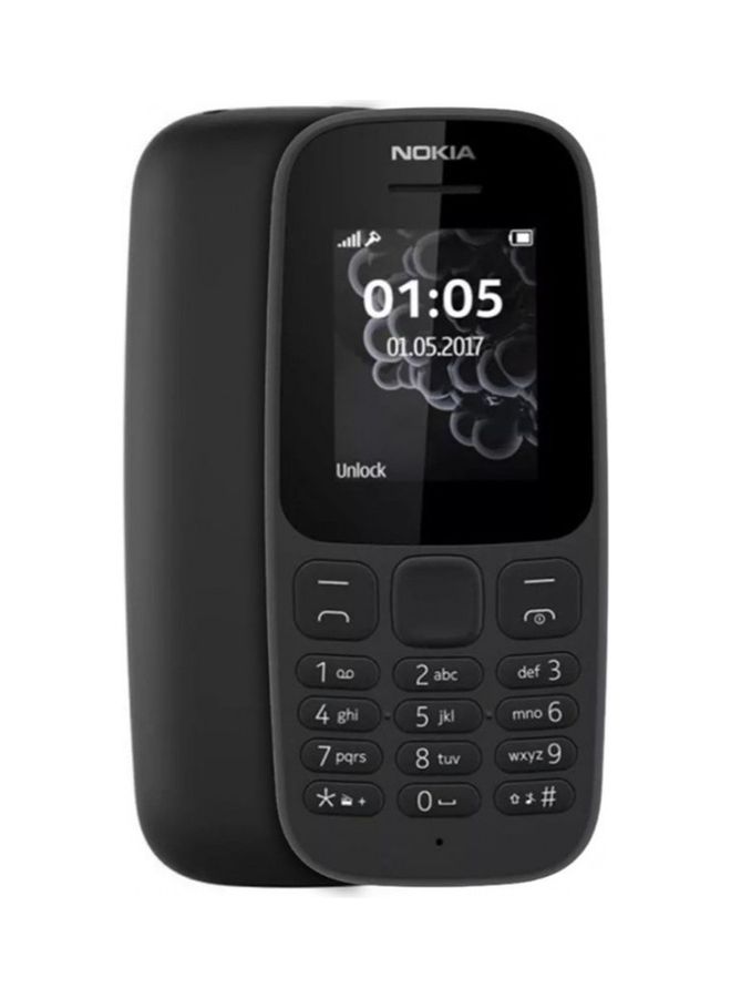NOKIA - 105 Dual SIM Black 4MB - Image 1