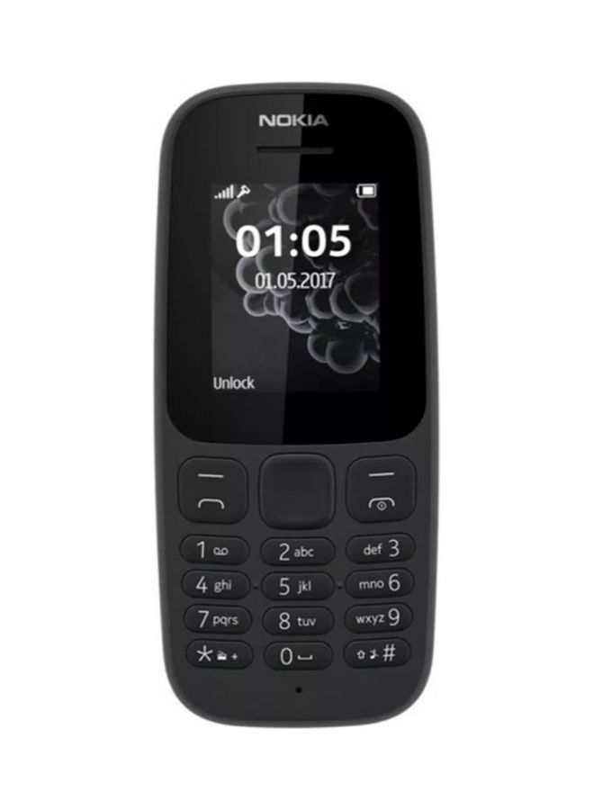 NOKIA - 105 Dual SIM Black 4MB - Image 1