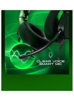 Skullcandy Skullcandy SLYR Pro Wired Over-Ear Gaming Headset for PC, PlayStation, PS4, PS5, Xbox - Black/Green Digi-Hype  - Image 3