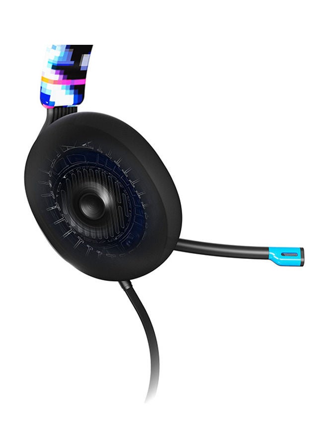 Skullcandy - Skullcandy SLYR Wired--Over-Ear Gaming Headset for PC, PlayStation, PS4, PS5, Xbox - Black/Blue Digi-Hype - Image 1