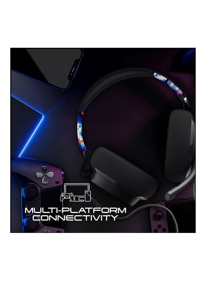 Skullcandy - Skullcandy SLYR Wired--Over-Ear Gaming Headset for PC, PlayStation, PS4, PS5, Xbox - Black/Blue Digi-Hype - Image 1