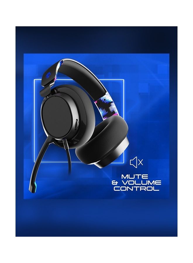 Skullcandy - Skullcandy SLYR Wired--Over-Ear Gaming Headset for PC, PlayStation, PS4, PS5, Xbox - Black/Blue Digi-Hype - Image 1