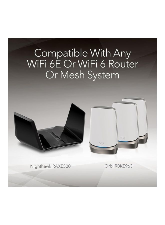 NETGEAR - Nighthawk WiFi 6E USB 3.0 Adapter (A8000) | AXE3000 Tri-Band Wireless Gigabit Speed ​​(up to 3Gbps) | New 6GHz band | for windows pc Black - Image 1