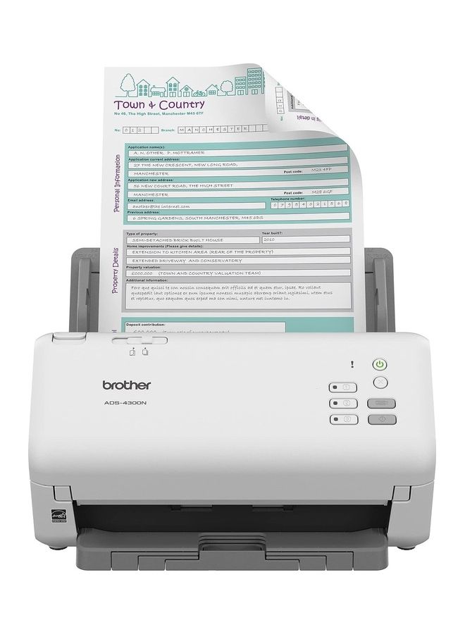 brother Network Scanner White  - Image 1