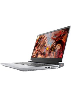 DELL G15 5511 Gaming (Upgraded Version) Laptop With 15.6-Inch Display, Core i7-11800H Processor/16GB RAM/512GB SSD/4GB Nvidia Geforce RTX 3050 Graphics Card/Windows 11 Home English/Arabic Silver  - Image 3
