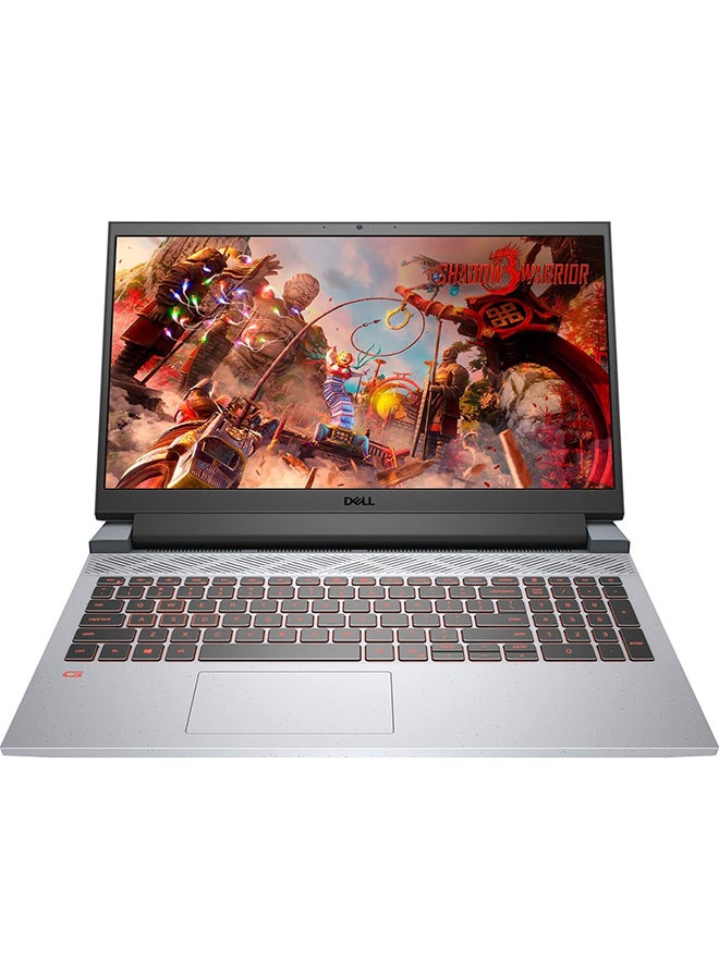 DELL - G15 5511 Gaming (Upgraded Version) Laptop With 15.6-Inch Display, Core i7-11800H Processor/16GB RAM/512GB SSD/4GB Nvidia Geforce RTX 3050 Graphics Card/Windows 11 Home English/Arabic Silver - Image 1