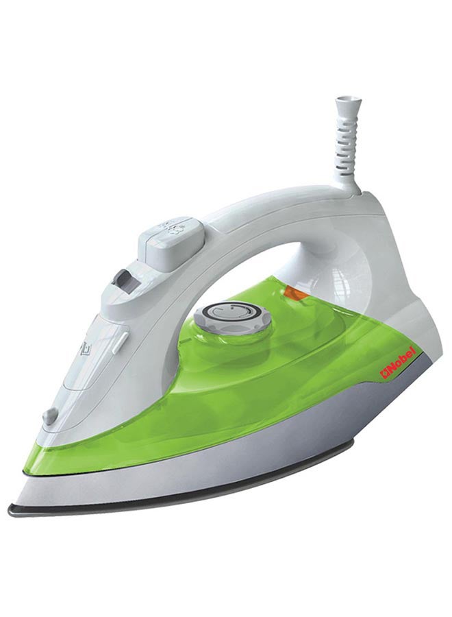 Variable & Vertical Steam  Iron with Cord Length 2mtr, Cloth Seeve Cord, Non Stick Soleplate and Ergonomic Handle Design 1100.0 W NSI246 Green