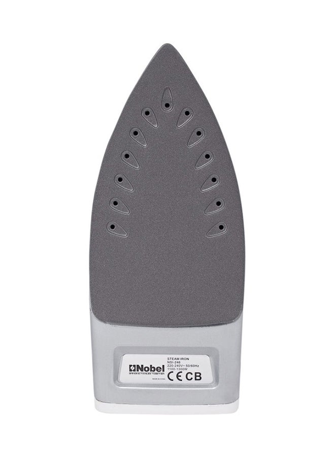 Variable & Vertical Steam  Iron with Cord Length 2mtr, Cloth Seeve Cord, Non Stick Soleplate and Ergonomic Handle Design 1100.0 W NSI246 Green