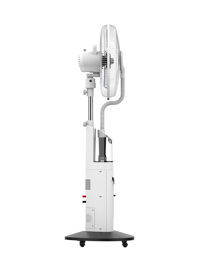 Nobel - 16" with 5 Fan Blade Rechargable Mist Standing Fan, Wide Oscillation, 4 Stack Bright LED NF777MRC White - Image 1