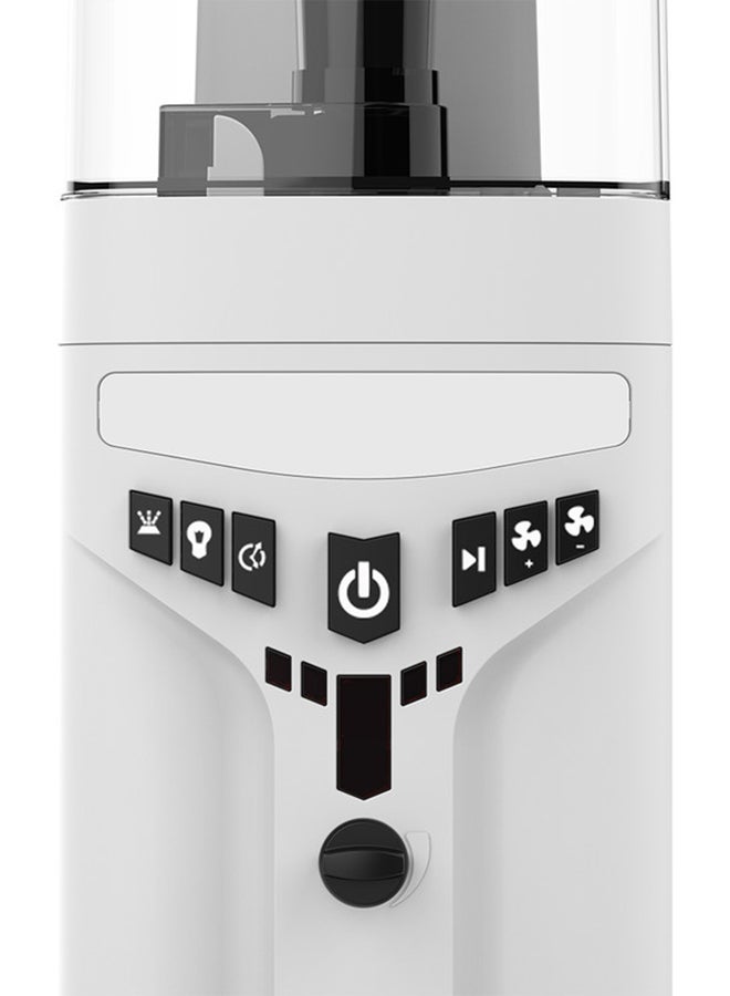Nobel - 16" with 5 Fan Blade Rechargable Mist Standing Fan, Wide Oscillation, 4 Stack Bright LED NF777MRC White - Image 1
