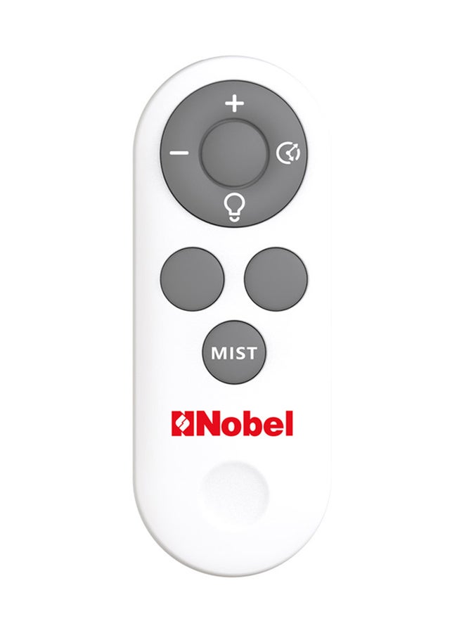 Nobel - 16" with 5 Fan Blade Rechargable Mist Standing Fan, Wide Oscillation, 4 Stack Bright LED NF777MRC White - Image 1