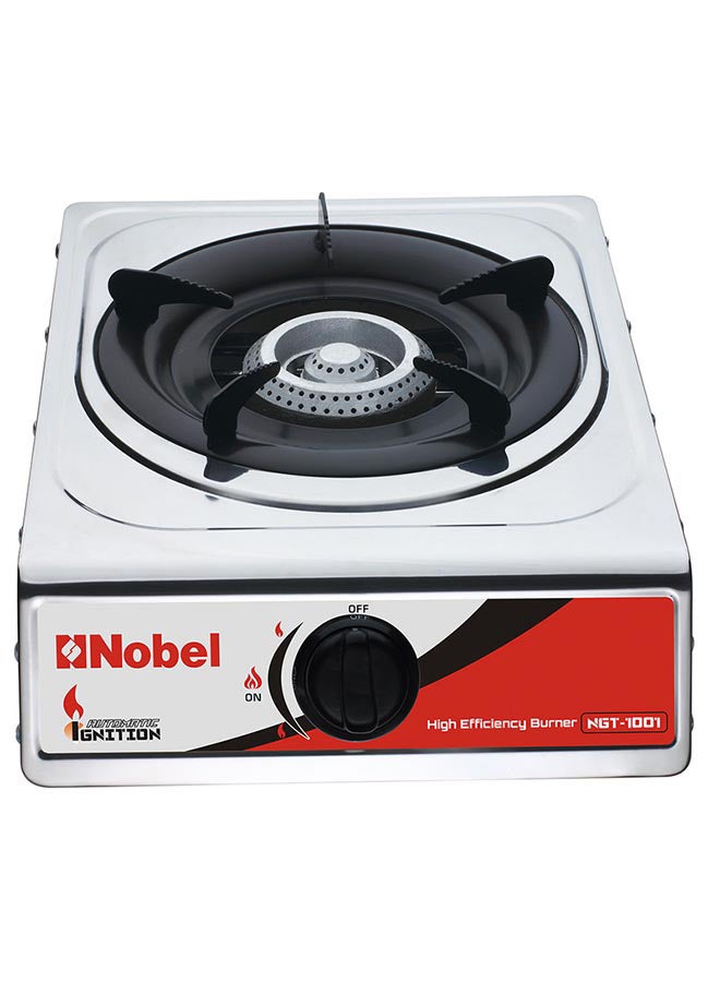 نوبل موقد غاز بشعلة واحدة، حامل مطلي بالمينا من الفولاذ المقاوم للصدأ، رأس موقد خلية النحل من الحديد الزهر - 380 × 270 × 85 (العرض × العمق × الارتفاع) ملم - Image 2