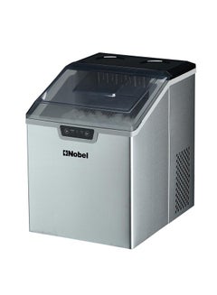 Nobel Ice Cube Maker Stainless Steel 15-18 Kgs 24 Hrs Ice Making Capacity 2.4Kgs Icebin Capacity, 3.2L Water Tank Bullet Ice Shaped Led Indicator 18.0 kg 150.0 W NIM24 Silver  - Image 3