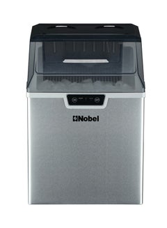 Nobel Ice Cube Maker Stainless Steel 15-18 Kgs 24 Hrs Ice Making Capacity 2.4Kgs Icebin Capacity, 3.2L Water Tank Bullet Ice Shaped Led Indicator 18.0 kg 150.0 W NIM24 Silver  - Image 2