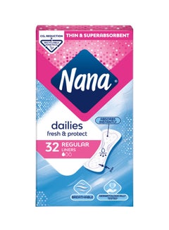 Nana Dailies Fresh Regular Liners White  - Image 1