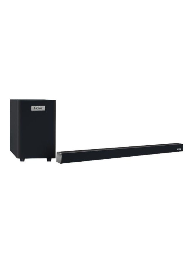 Haier - Soundbar with Subwoofer HSD3A040B Black - Image 1