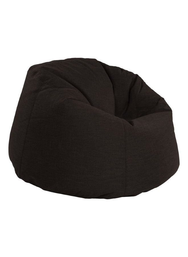 In-House Solly | Linen Bean Bag Chair Dark Brown Meduim - Image 3
