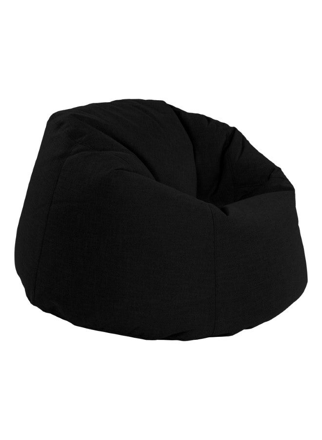 PENHALIGON'S Solly | Linen Bean Bag Chair Black Large - Image 3