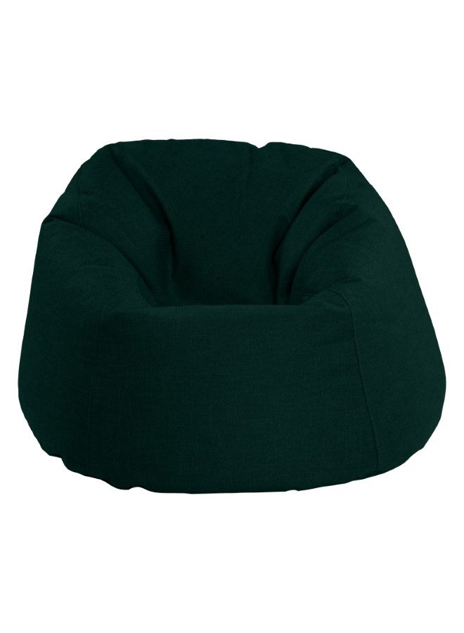 PENHALIGON'S Solly | Linen Bean Bag Chair Dark Green Large - Image 2