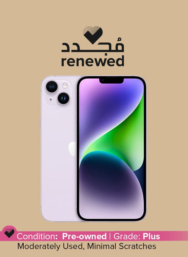 Apple Renewed - iPhone 14 Plus 512GB Purple 5G With FaceTime  - Image 1