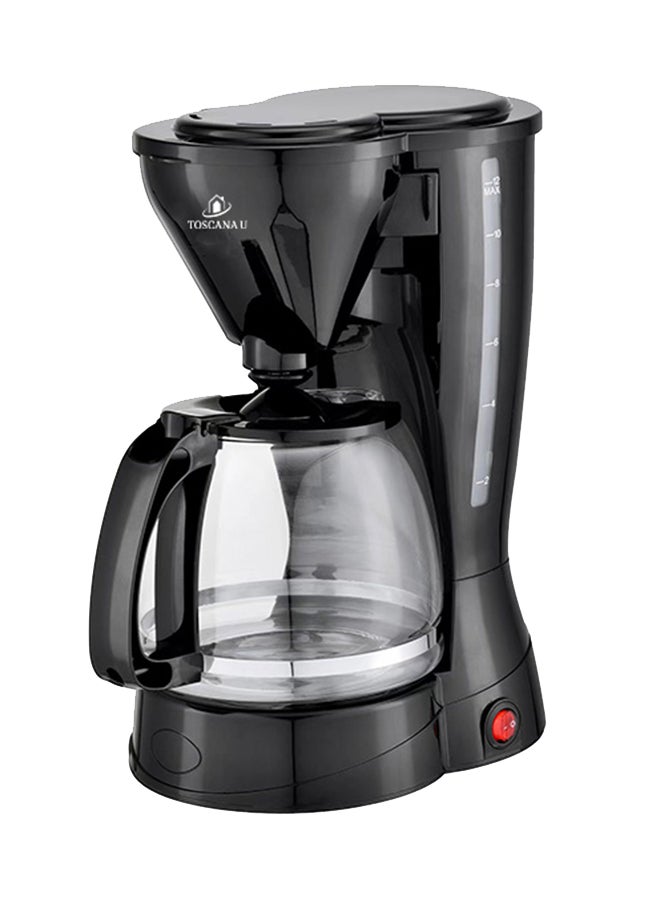 TOSCANA U - Coffee Maker With Detachable And Reusable Filter 1.5 L 800 W ST-5760 Black - Image 1