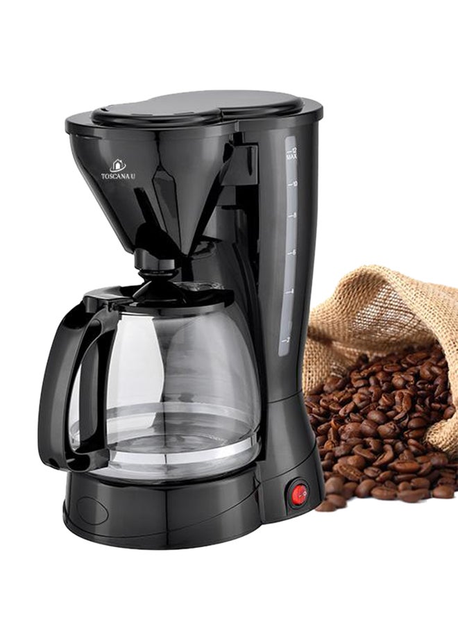 TOSCANA U - Coffee Maker With Detachable And Reusable Filter 1.5 L 800 W ST-5760 Black - Image 1