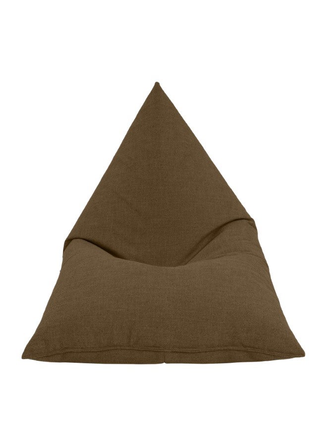 Kunzita Youri | Linen Bean Bag Chair Brown Small - Image 2