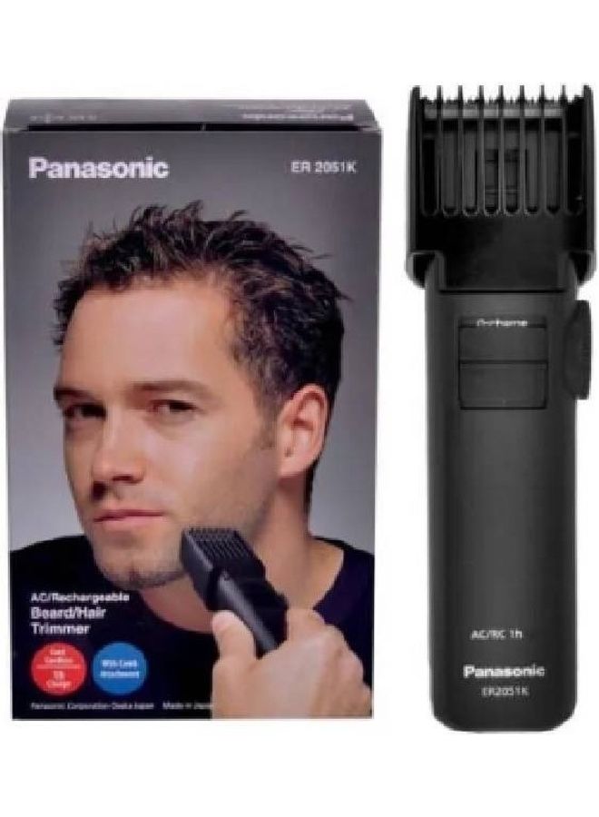 Panasonic Rechargeable Beard Trimmer Black  - Image 1
