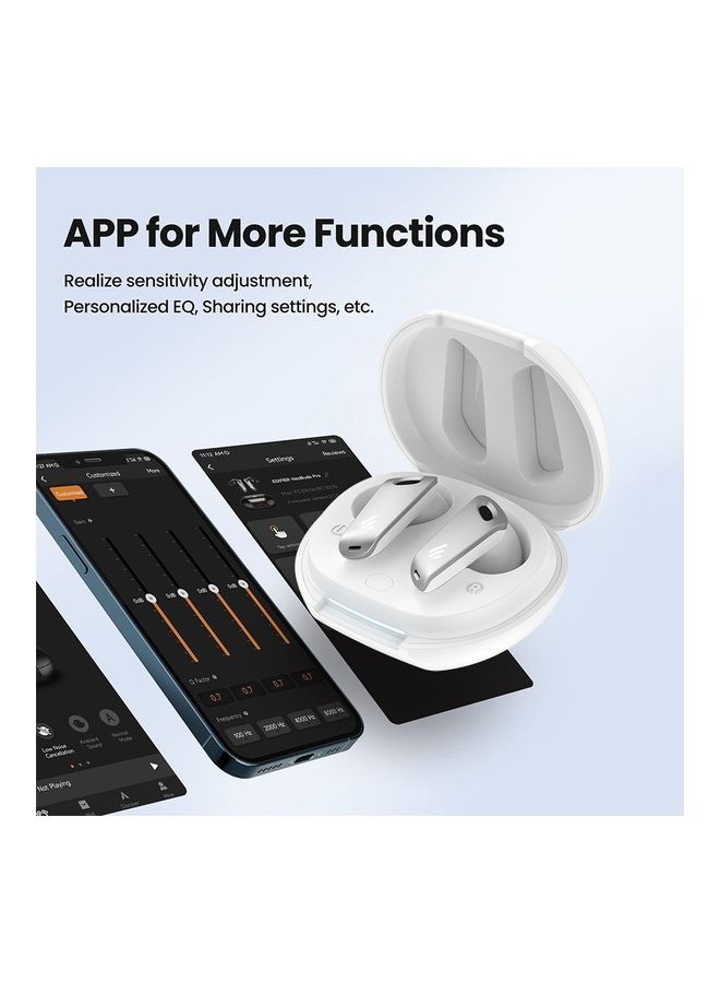 اديفير سماعات أذن عالية الدقة - إلغاء ضوضاء نشط هجين، سماعات رياضية لاسلكية مع LDAC، عمر بطارية طويل للمكالمات والموسيقى - Image 4