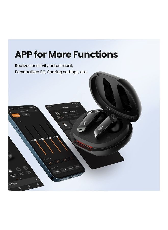 EDIFIER Hi-Res Earbuds - Hybrid Active Noise Cancelling, Wireless Sports Earphones With LDAC, Long Battery Life For Calls And Music Black - Image 5