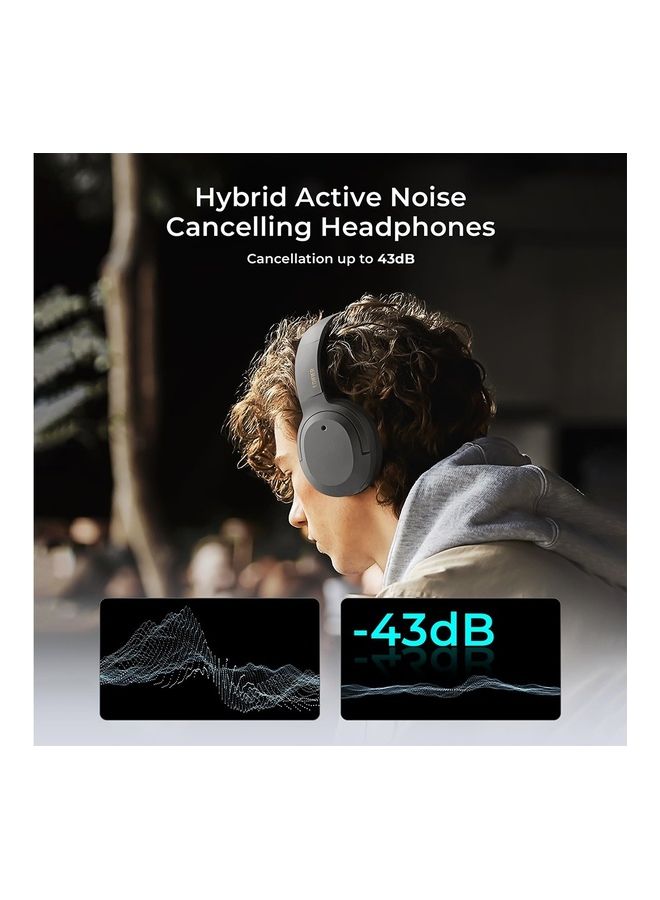 اديفير سماعات رأس لاسلكية بتقنية البلوتوث وصوت عالي الدقة مع خاصية إلغاء الضوضاء النشطة الهجينة، ومدة تشغيل تصل إلى 49 ساعة - Image 4