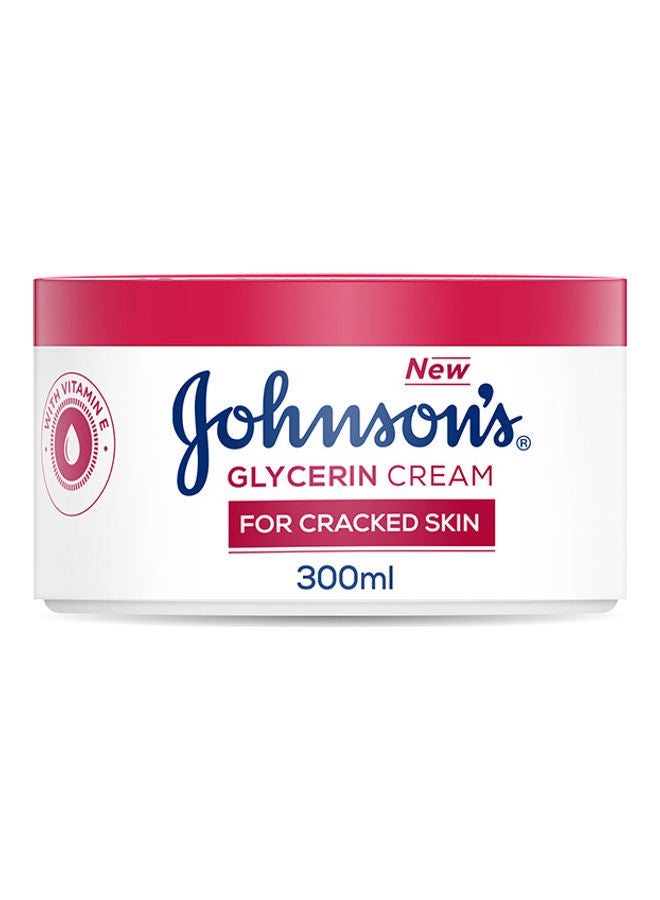 Johnson's Glycerin Cream For Cracked Skin Enriched With Vitamin E 300ml  - Image 1