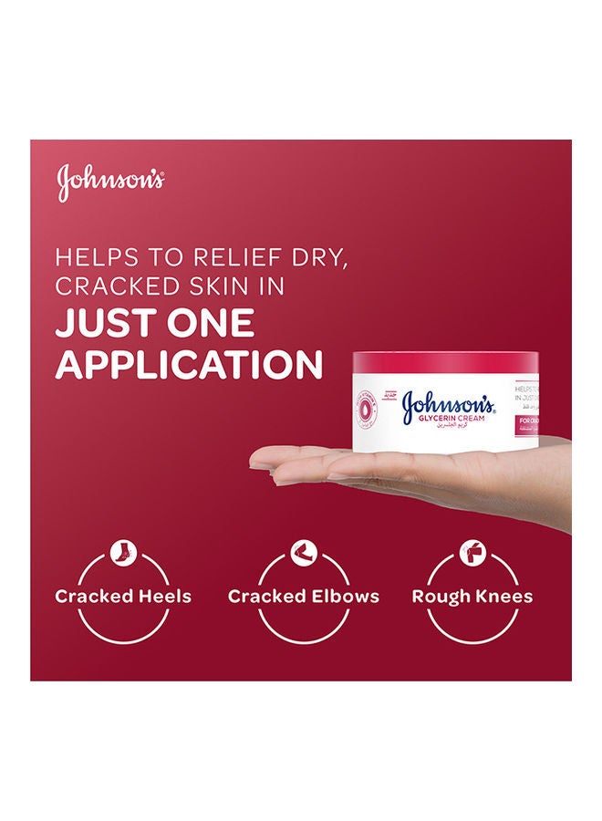 Johnson's Glycerin Cream For Cracked Skin Enriched With Vitamin E 300ml  - Image 5