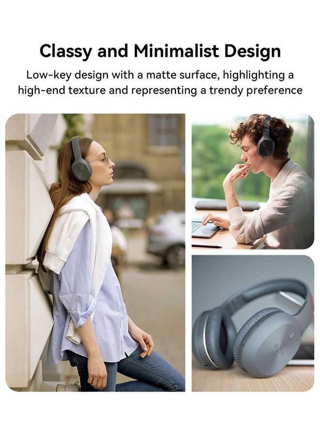اديفير سماعات رأس لاسلكية فوق الأذن مع عمر بطارية يصل إلى 30 ساعة، اتصال متزامن لمصدرين بلوتوث، ميكروفون مدمج - Image 2