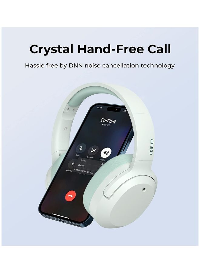 اديفير سماعات رأس بلوتوث فوق الأذن مع إلغاء الضوضاء النشط الهجين، صوت عالي الدقة، 49 ساعة من وقت التشغيل - Image 4