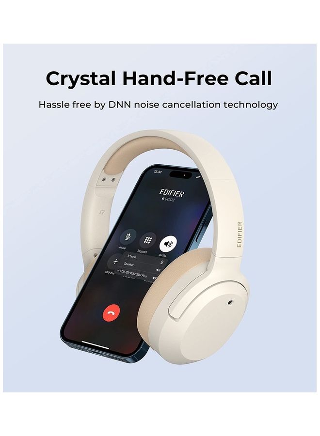 اديفير سماعة بلوتوث - سماعات رأس لاسلكية فوق الأذن مع عمر بطارية يصل إلى 49 ساعة وإلغاء الضوضاء النشط الهجين - Image 4
