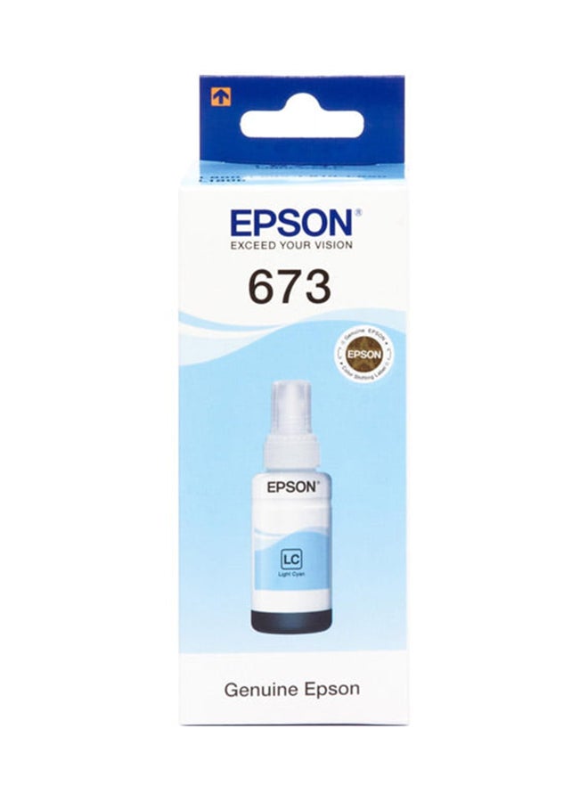EPSON T6735 Ink Bottle Light Cyan - Image 1