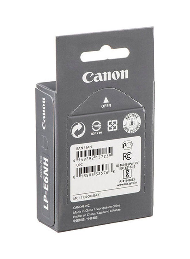 Canon 2130 mAh LP-E6NH Battery Pack Lithium-Ion Battery (7.2V, 2130mAh) Black  - Image 3