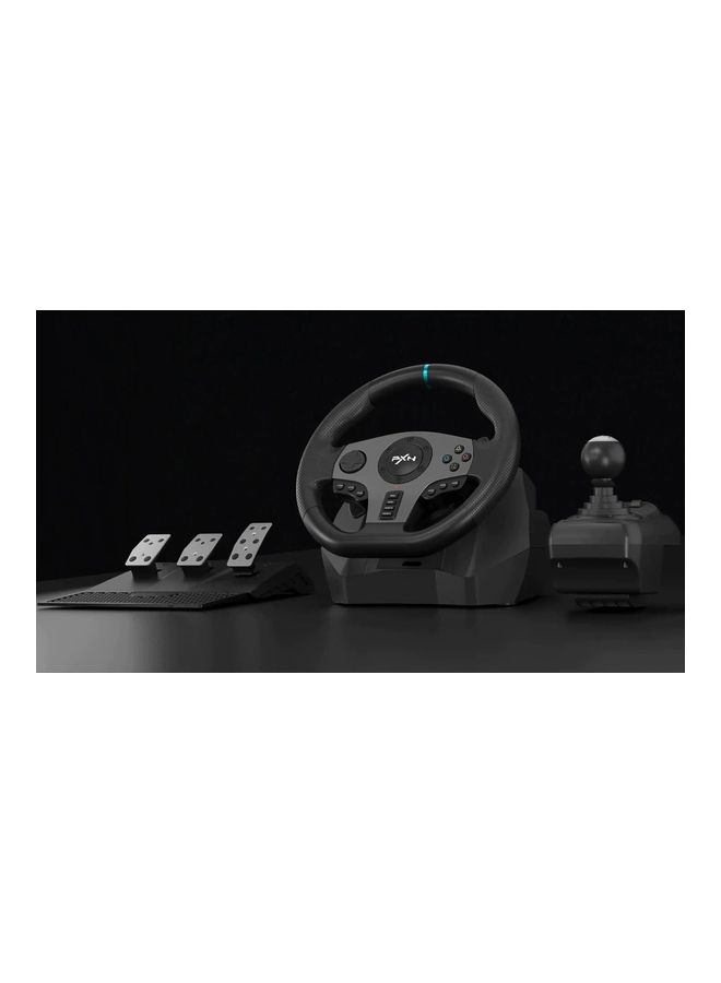 بي اكس ان - عجلة القيادة PXN V9 Racing Wheel عجلة القيادة 270 درجة / 900 درجة PS4 عجلة القيادة ذات المحرك المزدوج القيادة مع الدواسات وعجلة سباق لعبة Shifter لجهاز PS4 PC Xbox One Xbox Series S/X Nintendo Switch - Image 1