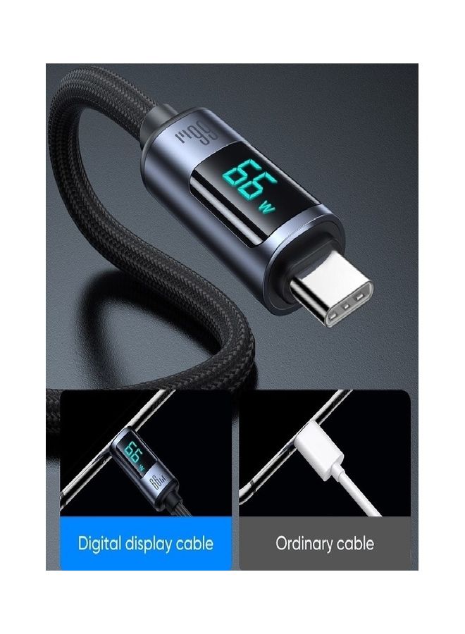 جوي روم كابل USB من النوع C مضفر من النايلون لشحن سريع سلك شاحن لهاتف Samsung Galaxy Note MacBook Pro Nintendo Switch Huawei GoPro Hero 7 PS5 إلخ - Image 5