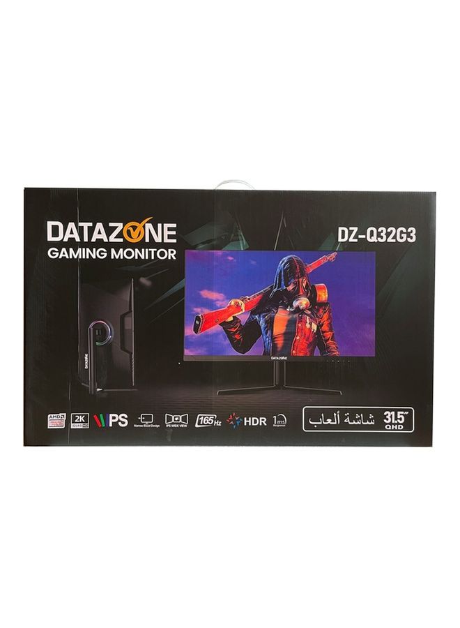 Datazone - 32-Inch Q32G3 2K QHD IPS Gaming Monitor With FreeSync Black - Image 1